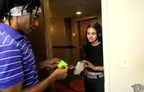 مص رجل أسود والحصول على نائب الرئيس في الحمار.