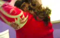 Cummed في سراويل صديقتي بينما كانت في منتصفها.