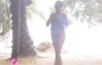 الساخنة مفلس سمراء جبهة تحرير مورو الإسلامية شي الصيف مارس الجنس بجد وخشنة.